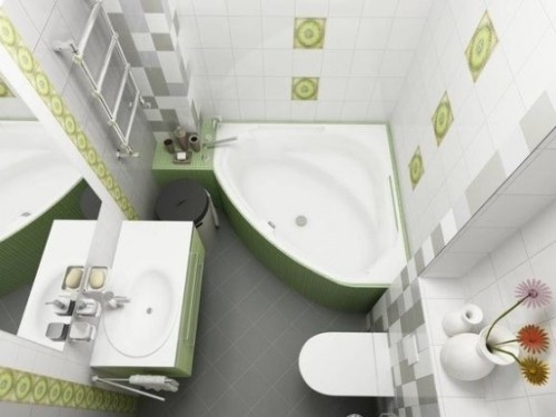 Установка кутовий ванни допоможе звільнити корисну площу